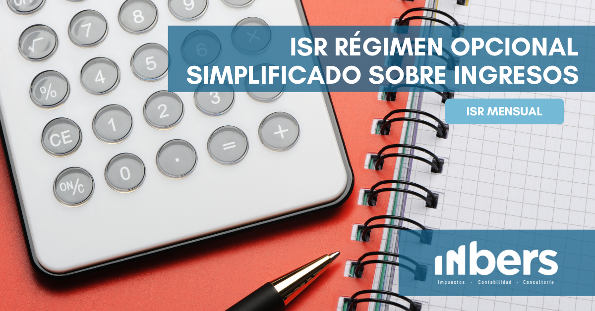 regimen opcional simplificado del isr